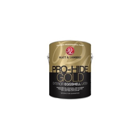 Pratt & Lambert Gold Z8500 0000Z8500-20 Exterior Paint, Eggshell, Super One-Coat White, 5 Gal